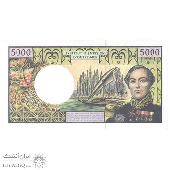 اسکناس 5000 فرانک بدون تاریخ (2010-2012) قلمرو های فرادریایی - Barroux-Noyer-Besse - تک - UNC61 - فرانسه