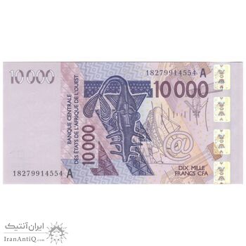 اسکناس 10000 فرانک 2018 - تک - UNC63 - کشورهای غرب آفریقا (ساحل عاج)