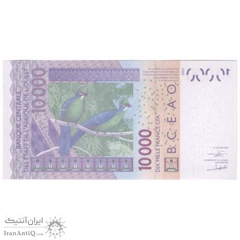 اسکناس 10000 فرانک 2018 - تک - UNC63 - کشورهای غرب آفریقا (ساحل عاج)