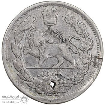 سکه 1000 دینار 1337 جلوس - VF - احمد شاه