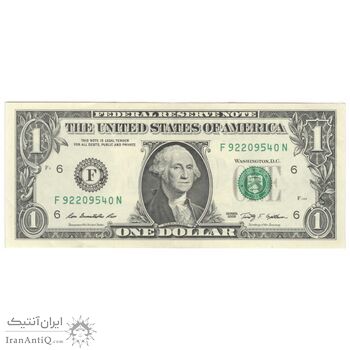 اسکناس 1 دلار 2009 جمهوری فدرال - F (آتلانتا) - تک - AU50 - آمریکا