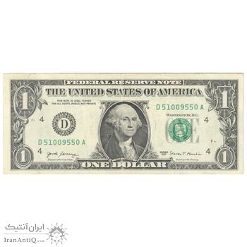 اسکناس 1 دلار 2017 جمهوری فدرال - D (کلیولند) - تک - EF40 - آمریکا