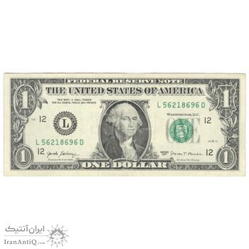 اسکناس 1 دلار 2017 جمهوری فدرال - L (سان فرانسیسکو) - تک - AU50 - آمریکا