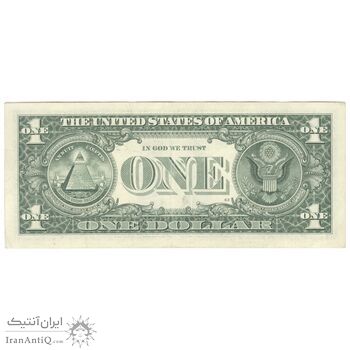 اسکناس 1 دلار 2017 جمهوری فدرال - L (سان فرانسیسکو) - تک - AU50 - آمریکا