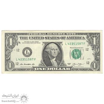اسکناس 1 دلار 2003 جمهوری فدرال - L (سان فرانسیسکو) - تک - EF45 - آمریکا