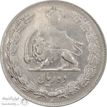 سکه 10 ریال 1340 - VF35 - محمد رضا شاه