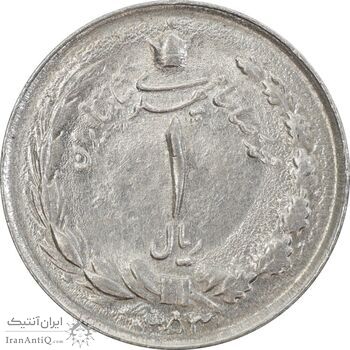 سکه 1 ریال 1353 خطی - تاریخ بزرگ - MS61 - محمد رضا شاه