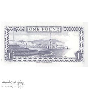 اسکناس یک پوند بدون تاریخ (2009) الیزلبت دوم - Shimmin - تک - UNC63 - انگلستان (جزیره من)