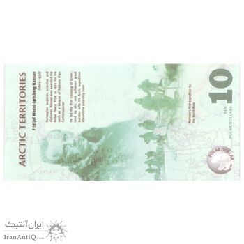 اسکناس 10 پولار دلار 2010 - تک - UNC66 - شمالگان (قطب شمال)