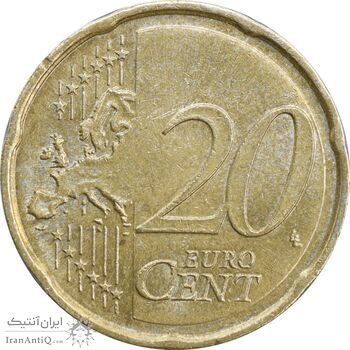 سکه 20 یورو سنت 2007F جمهوری فدرال - نقشه دوم - AU58 - آلمان