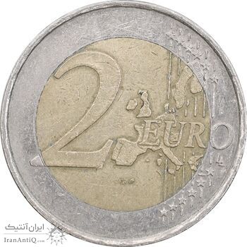 سکه 2 یورو 2002F جمهوری فدرال - EF45 - آلمان