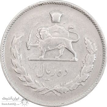 سکه 10 ریال 1349 - VF35 - محمد رضا شاه
