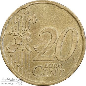 سکه 20 یورو سنت 2002D جمهوری فدرال - نقشه اول - UNC61 - آلمان
