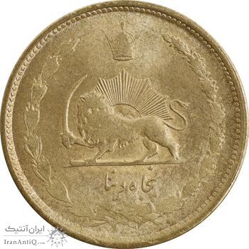 سکه 50 دینار 1331 برنز - MS63 - محمد رضا شاه