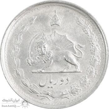سکه 2 ریال 1348 - MS61 - محمد رضا شاه