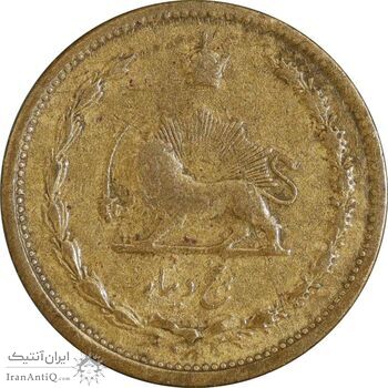 سکه 5 دینار 1316 برنز - VF30 - رضا شاه