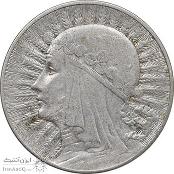 سکه 5 زلوتی 1933 جمهوری سوم - EF40 - لهستان
