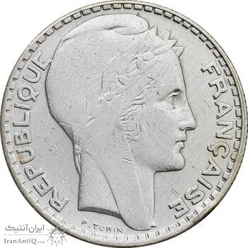 سکه 10 فرانک 1930 جمهوری سوم - EF - cleaned - فرانسه