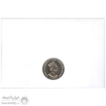 مجموعه تمبر و سکه به مناسبت پنجاهمین سال سلطنت ملکه الیزابت دوم 2002 - خانه درختی - UNC - جزایر فالکلند