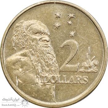 سکه 2 دلار 2008 الیزابت دوم - MS61 - استرالیا