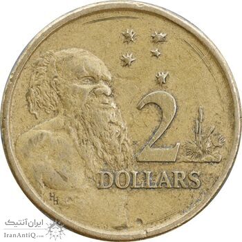 سکه 2 دلار 1988 الیزابت دوم - EF45 - استرالیا