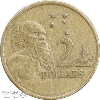 سکه 2 دلار 1999 الیزابت دوم - EF45 - استرالیا
