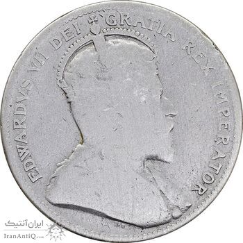 سکه 25 سنت 1910 ادوارد هفتم - F - کانادا
