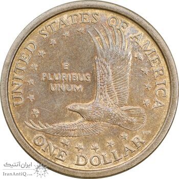 سکه یک دلار 2000P جمهوری فدرال - ساکاگاوا (دختر سرخپوست) - MS61 - آمریکا