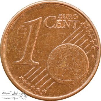 سکه 1 یورو سنت 2004 جمهوری سوم - AU58 - یونان
