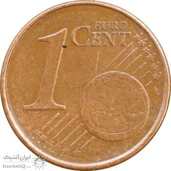 سکه 1 یورو سنت 2002 جمهوری سوم - AU50 - یونان