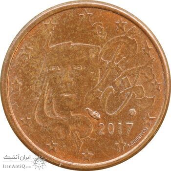 سکه 1 یورو سنت 2017 جمهوری پنجم - AU58 - فرانسه