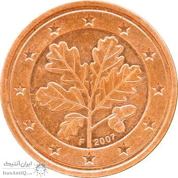 سکه 2 یورو سنت 2007F جمهوری فدرال - AU58 - آلمان
