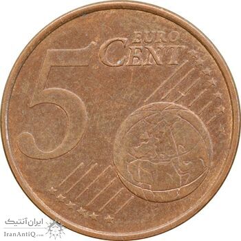 سکه 5 یورو سنت 2009 خوآن کارلوس یکم - AU50 - اسپانیا