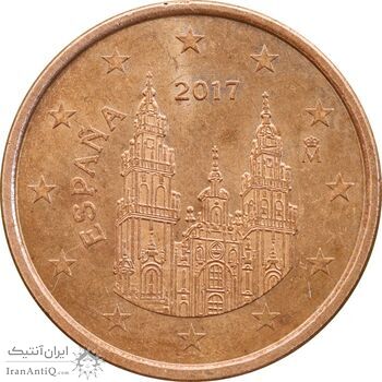 سکه 5 یورو سنت 2017 فلیپه ششم - MS61 - اسپانیا