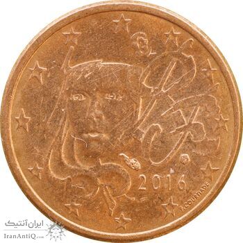 سکه 1 یورو سنت 2016 جمهوری پنجم - MS62 - فرانسه