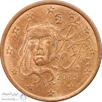 سکه 5 یورو سنت 2015 جمهوری پنجم - MS61 - فرانسه