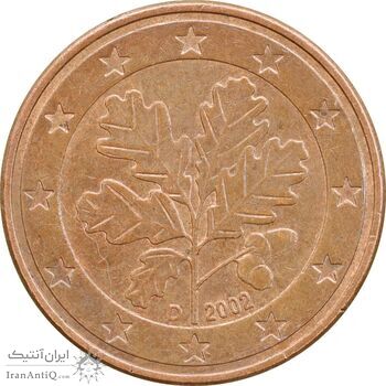 سکه 5 یورو سنت 2002D جمهوری فدرال - AU50 - آلمان