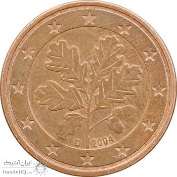 سکه 5 یورو سنت 2004D جمهوری فدرال - AU55 - آلمان