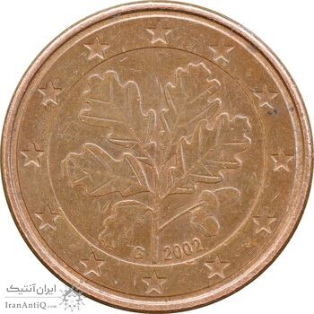 سکه 5 یورو سنت 2002G جمهوری فدرال - AU55 - آلمان