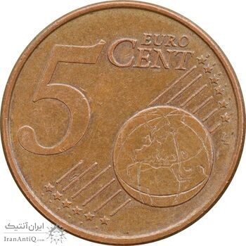 سکه 5 یورو سنت 2012 جمهوری سوم - AU55 - پرتغال