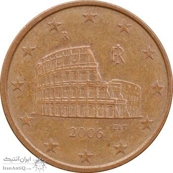 سکه 5 یورو سنت 2006 جمهوری - AU55 - ایتالیا