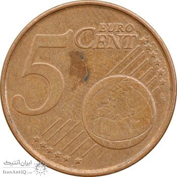 سکه 5 یورو سنت 1999 آلبرت دوم - EF45 - بلژیک