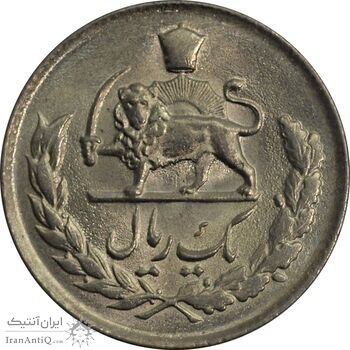 سکه 1 ریال 1335 - MS64 - محمد رضا شاه سکه 1 ریال 1335 - MS64 - محمد رضا شاه