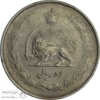 سکه 10 ریال 1324 - VF35 - محمد رضا شاه سکه 10 ریال 1324 - VF35 - محمد رضا شاه