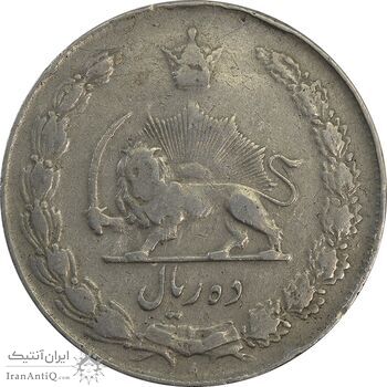 سکه 10 ریال 1341 (ضخیم) - VF25 - محمد رضا شاه سکه 10 ریال 1341 (ضخیم) - VF25 - محمد رضا شاه