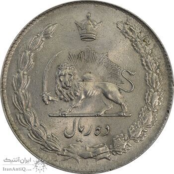 سکه 10 ریال 1343 (ضخیم) - MS63 - محمد رضا شاه