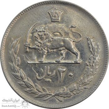 سکه 20 ریال 1353 - MS61 - محمد رضا شاه سکه 20 ریال 1353 - MS61 - محمد رضا شاه
