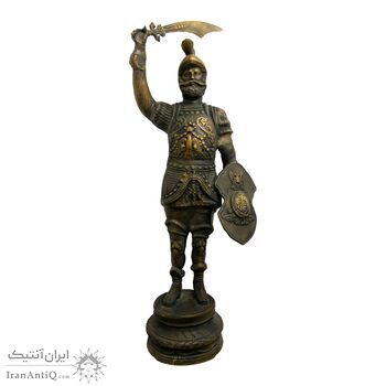 مجسمه برنز طرح سرباز آنتیک