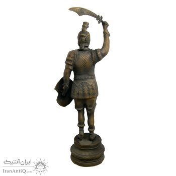 مجسمه برنز طرح سرباز آنتیک