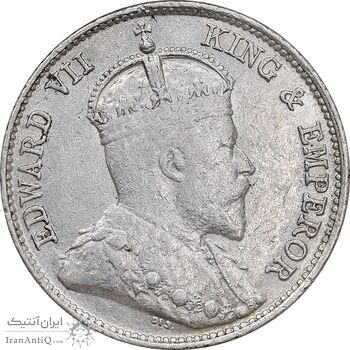 سکه 10 سنت 1903 ادوارد هفتم - AU55 - هنگ کنگ